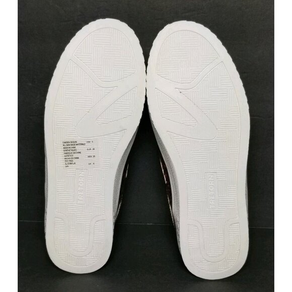 TRETORN CAMDEN SEQUIN WHITE / DARK PINK CHILD SIZE 5 NEW IN BOX LE-03 A-R - Picture 10 of 12